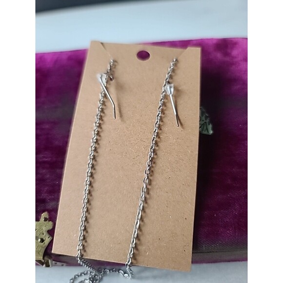 Multicolored Leaf Shaped Polymer Clay Jewelry Set, NEW - Picture 10 of 10